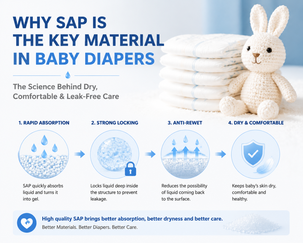Why SAP Is the Key Material in Baby Diapers
