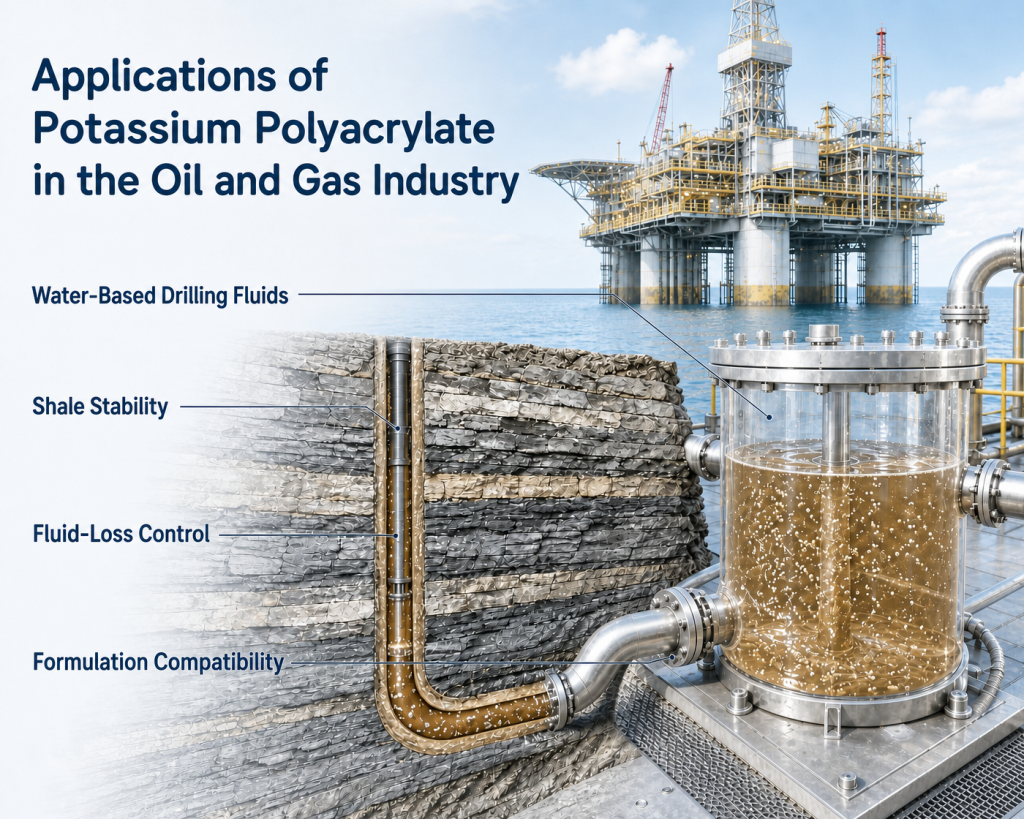 Applications of Potassium Polyacrylate in the Oil and Gas Industry