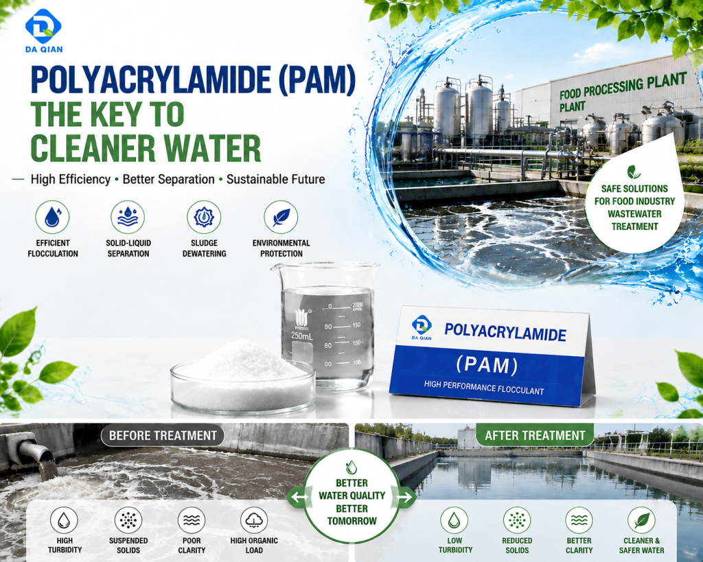 Application of Polyacrylamide (PAM) in Food Industry Wastewater Treatment